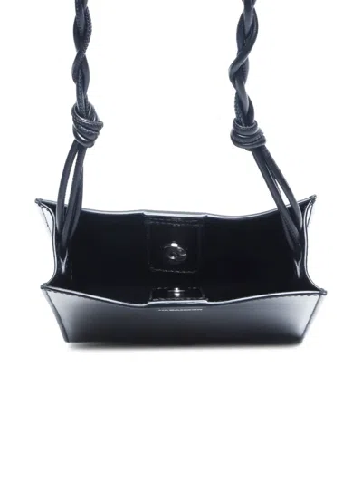 Pre-owned Jil Sander  2010-2020 Small Leather Shoulder Bag In Black
