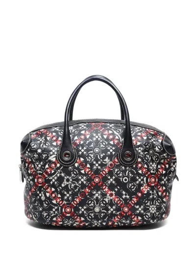 Pre-owned Chanel 2007 Coco Monogram-pattern Tote Bag In Black
