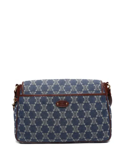 Pre-owned Celine 1990-2000 Macadam Denim Shoulder Bag