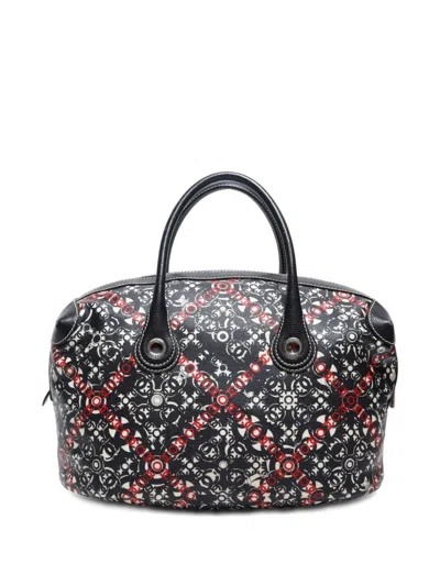 Pre-owned Chanel 2007 Coco Monogram-pattern Tote Bag In Black