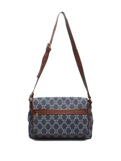 Pre-owned Celine 1990-2000 Macadam Denim Shoulder Bag