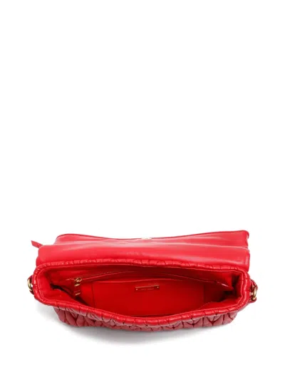 Pre-owned Miu Miu 2000-2020 Matelassé Shoulder Bag In Red