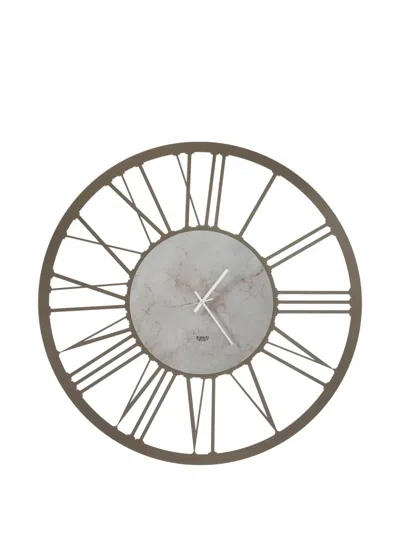 Arti & Mestieri Marble-effect Wall Clock In Multi