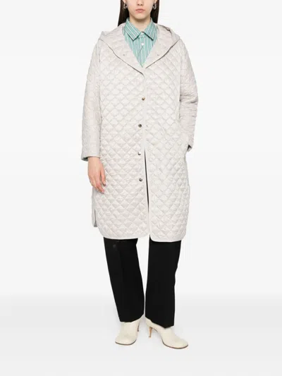 Max Mara Joan Coat In Neutral