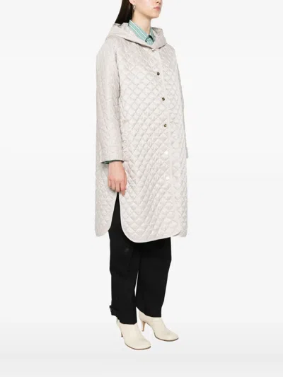 Max Mara Joan Coat In Neutral