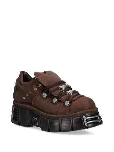 New Rock Lace-up Platform Shoes