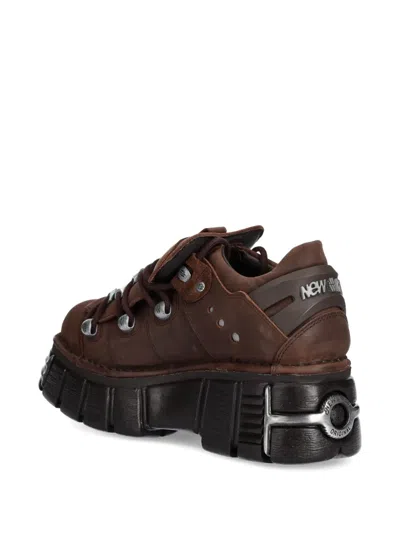 New Rock Lace-up Platform Shoes