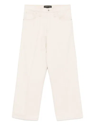 Federico Cina Indelebile 5 Pocket Denim Clothing In White