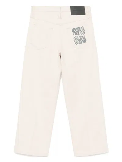 Federico Cina Indelebile 5 Pocket Denim Clothing In White
