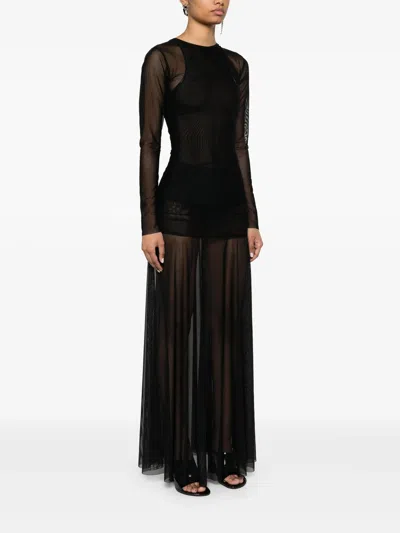 Federico Cina Sheer Layered Dress
