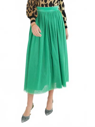 Emily Mccarthy Misty Maxi Skirt In Jolly Green In Green