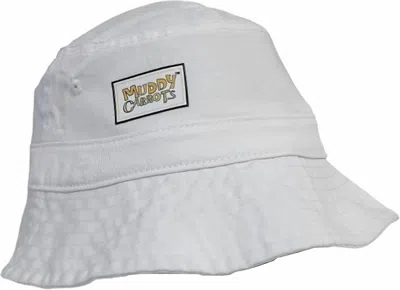 Muddy Carrots Women's Bucket Hat In White