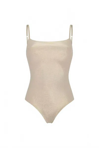 Nelblu Tierra Square Neck One Piece In Shine Dore