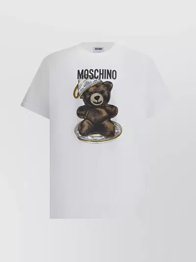 Moschino Teddy Bear Print Crewneck T-shirt