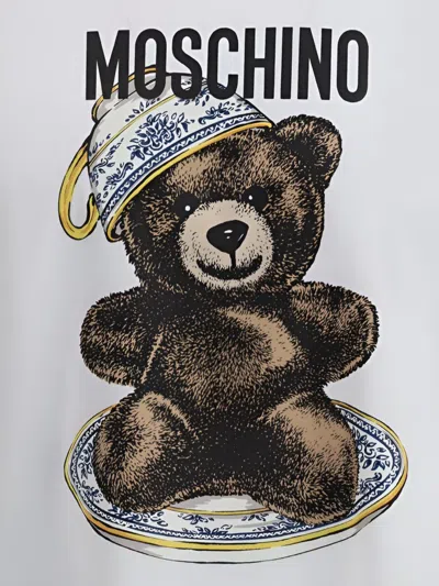 Moschino Teddy Bear Print Crewneck T-shirt