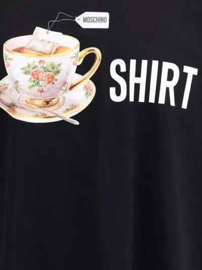 Moschino T-shirt Whit Maxi Print