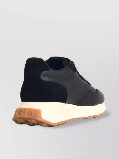 Hogan H641 Black Leather Sneakers