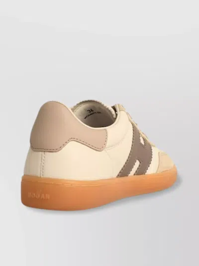 Hogan 'chic' Leather Sneakers Rubber Sole