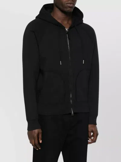 Tom Ford Slim-fit Cotton-blend Jersey Zip-up Hoodie
