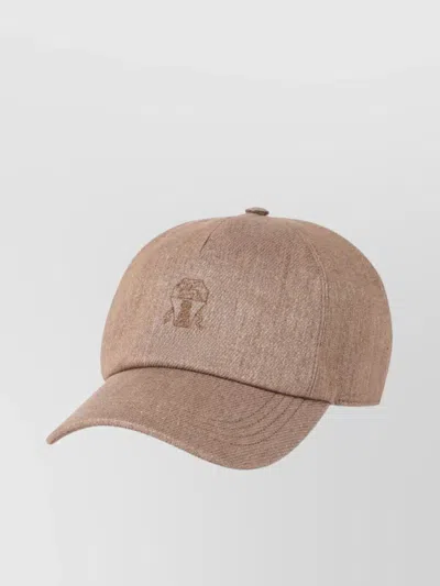 Brunello Cucinelli Linen Blend Baseball Cap
