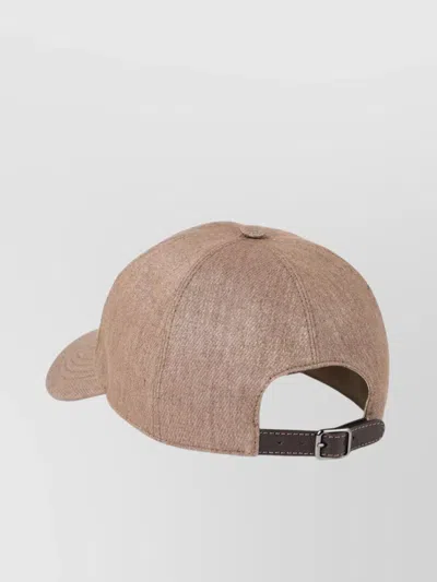 Brunello Cucinelli Linen Blend Baseball Cap