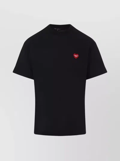 Carhartt Heart Motif Crew Neck Graphic Print T-shirt In Black