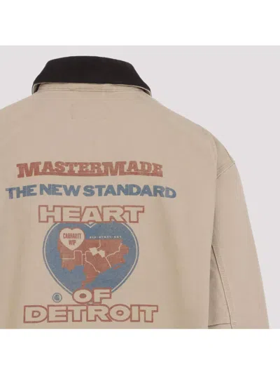 Carhartt Wip Dayton Trucker Dusty Brown Jacket In Neutral