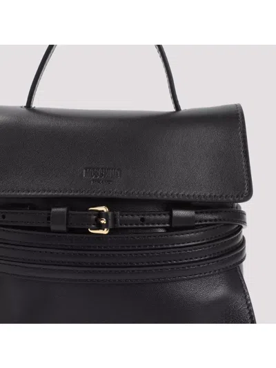 Moschino Handbag Leather Detachable Belt