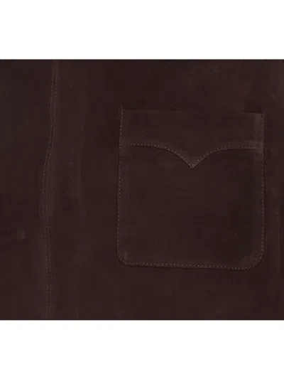 Zadig & Voltaire High Waist Mini Skirt With Front Pockets In Brown