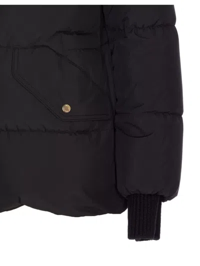 Moorer Quilted Jacket With Removable Fur Hood