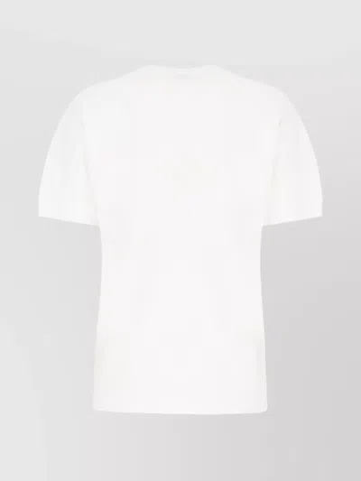 Moschino Crew Neck Graphic Print Short Sleeves Top