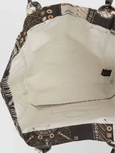 Isabel Marant Patterned Design Tote Bag With Top Handles