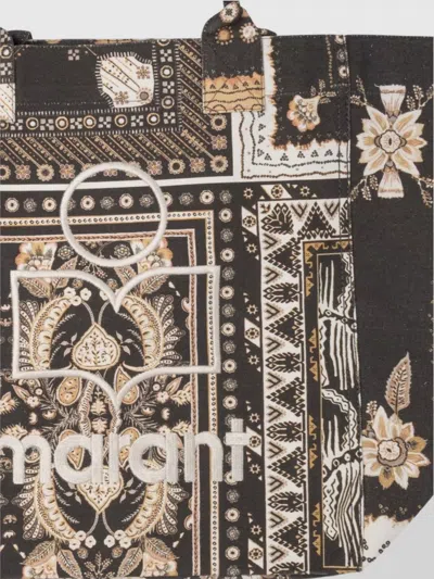 Isabel Marant Patterned Design Tote Bag With Top Handles