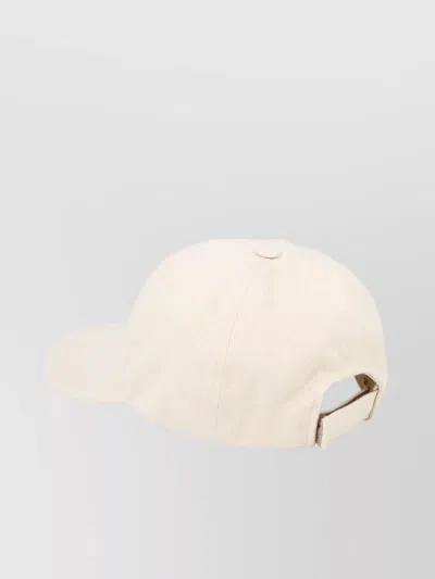 Isabel Marant Trucker Cap "tyron" Curved Brim In Neutral