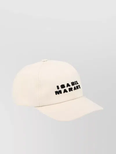 Isabel Marant Trucker Cap "tyron" Curved Brim In Neutral