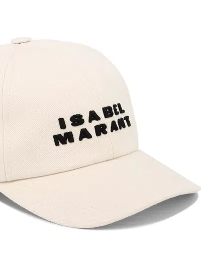 Isabel Marant Trucker Cap "tyron" Curved Brim In Neutral
