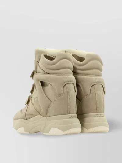 Isabel Marant Chunky High-top Suede Finish Sneakers