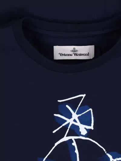 Vivienne Westwood Crew Neck Graphic Print Short Sleeves Top