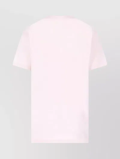 Vivienne Westwood Crew Neck Graphic Print Short Sleeves Top In Pink