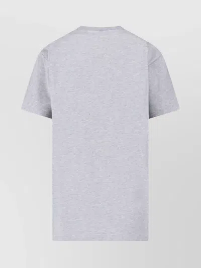 Vivienne Westwood Crew Neck Graphic Print Short Sleeves In Gray