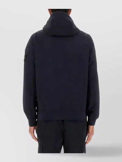 Stone Island Men Soft Shell-r Technology Logo Jacket