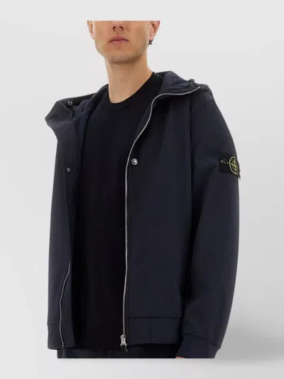 Stone Island Men Soft Shell-r Technology Logo Jacket