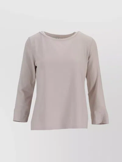 Max Mara Durata T-shirt 3/4 Sleeves In Neutral