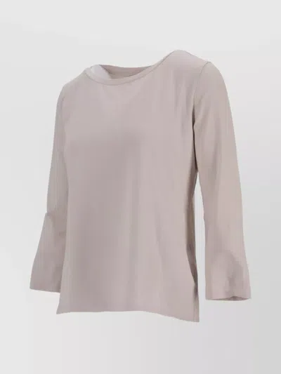 Max Mara Durata T-shirt 3/4 Sleeves In Neutral