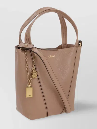 Chloé Small Spin Tote Bag Leather