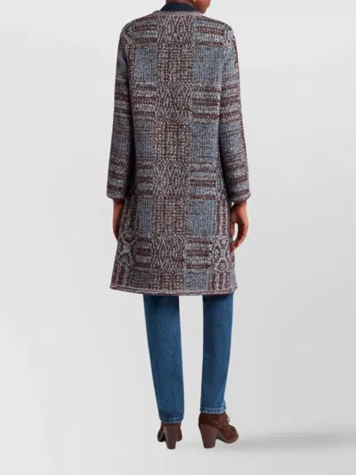 Etro Textured Fabric Long Sleeves Front Pockets