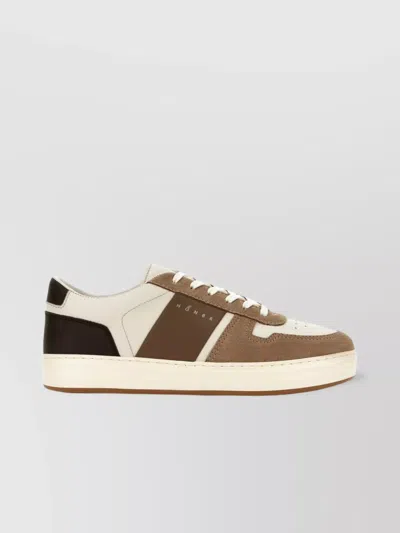 Hogan Suede And Nappa Leather Sneakers In Multi