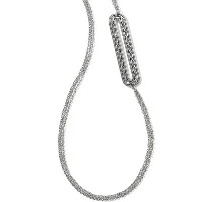 Brighton Women's Ferrara Equestra Long Necklace In Silver In Metallic