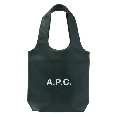 Apc A.p.c. Ninon Small Shopper Bag In Green