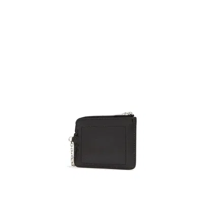 Alexander Mcqueen T-bar Zip Coin Leather Pouch
